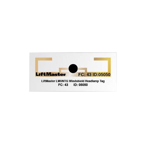 liftmaster rfid tag|rfid garage door opener.